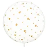 Kæmpeballon Transparent Prikket