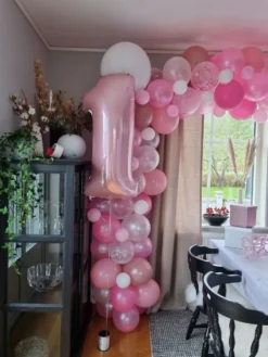 Konfettiballoner Pink Birthday Princess
