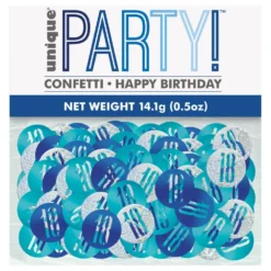 Konfetti Blå 18