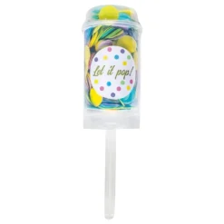 Konfetti Push Pop Flerfarvet Pastel