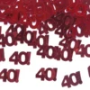 Konfetti Rød 40