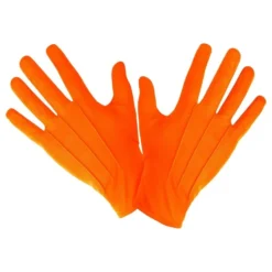 Korte Orange Handsker