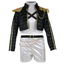 K-pop Star Silver Leader Børnekostume