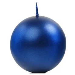 Kuglelys Blå Metallic