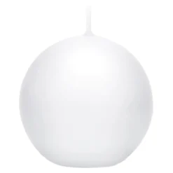 Kuglelys Hvid