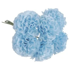 Kunstig Blomsterbuket Hortensia Lyseblå