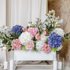 Kunstig Blomst Kirsebærblomst Hvid