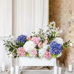 Kunstig Hortensia Hvid
