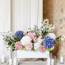 Kunstig Hortensia Lyserød