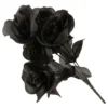 Kunstig Sort Blomsterbuket