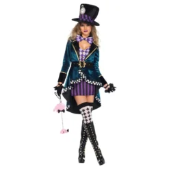 Kvindelig Mad Hatter Kostume Deluxe