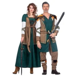 Kvinde Viking Kriger Kostume