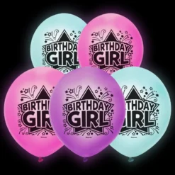 LED-Balloner Birthday Girl