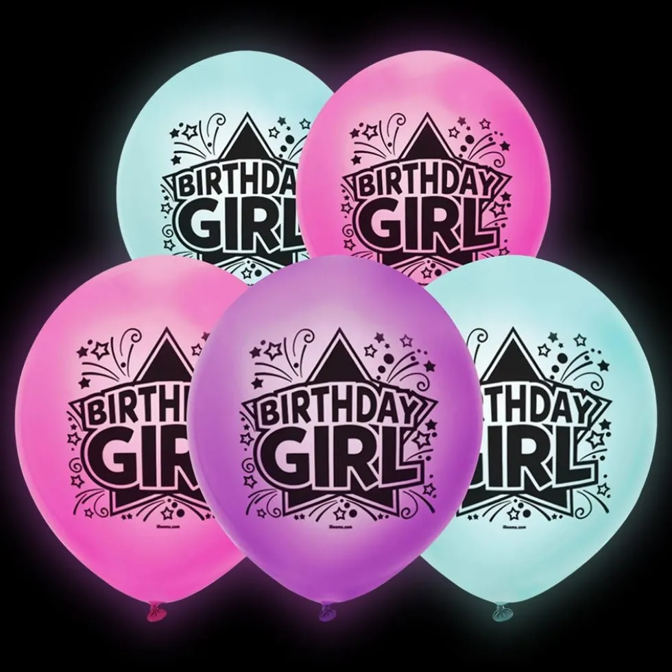 LED-Balloner Birthday Girl