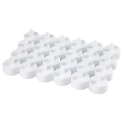 LED Fyrfadslys Hvid