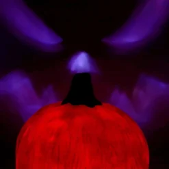 LED halloween-græskar med lydprop