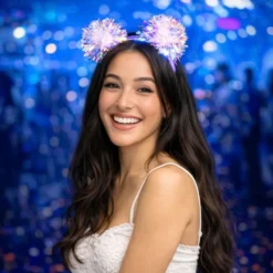 LED Hårbøjle Pompom