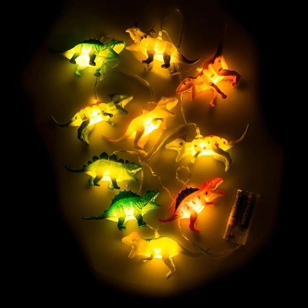 LED Lyskæde Dinosaurer