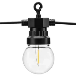 LED-Lyskæde Sort