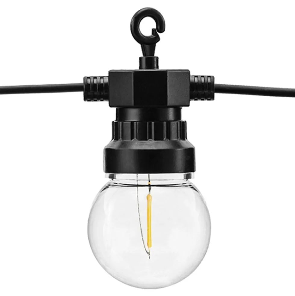 LED-Lyskæde Sort