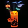LED Projektor Bloklys Halloween