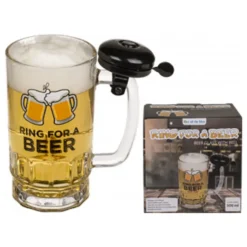 Ølglas med Klokke
