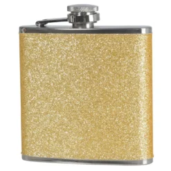Lommelærke Guld Glitter