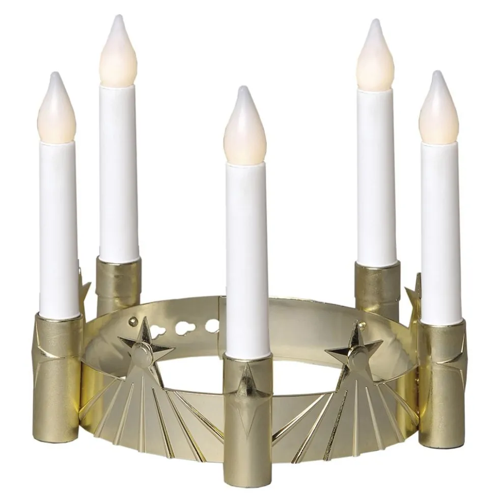 Luciakrone Guld LED