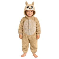 Lulu Monster Beige Onesie Børnekostume
