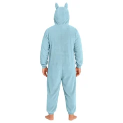 Lulu Monster Blå Onesie Herre Kostume