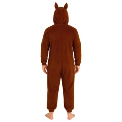 Lulu Monster Brun Onesie Herre Kostume