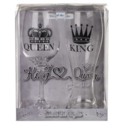 Øl- & Vinglas King & Queen