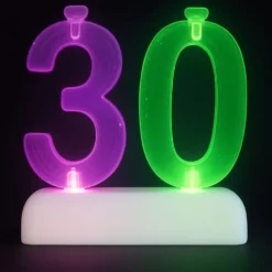 Lysestage LED 30 med Kagelys