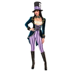 Mad Hatter Jumpsuit Deluxe Kostume