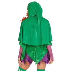 Magisk Heks Grøn Deluxe Kostume