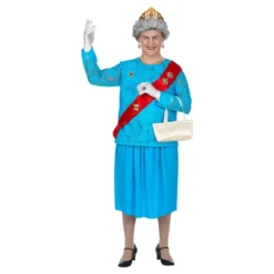 Mandlig Queen Elizabeth Kostume