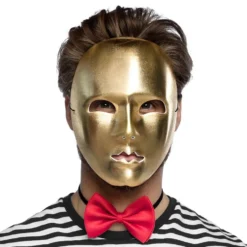 Maske Mimer Guld