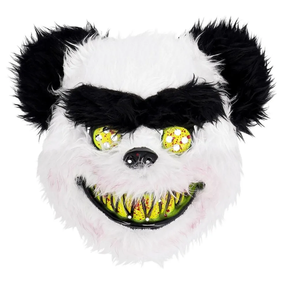 Maske Plysj Skræmmende Panda