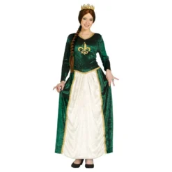 Middelalder Dronning Kostume