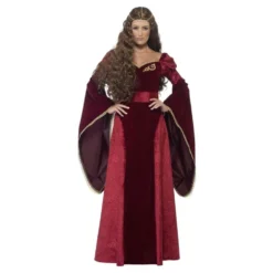 Middelalder Dronning Kostume Deluxe
