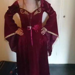 Middelalder Dronning Kostume Deluxe