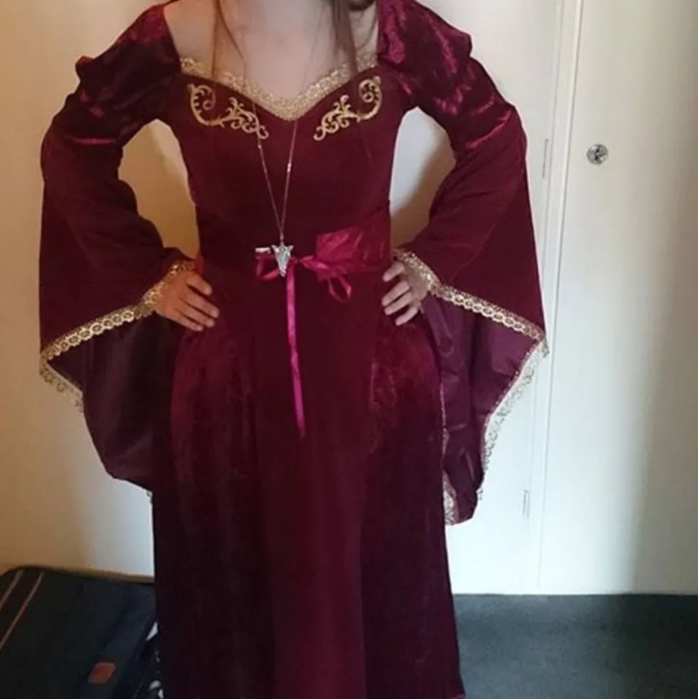 Middelalder Dronning Kostume Deluxe