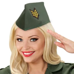 Militærhat Grøn