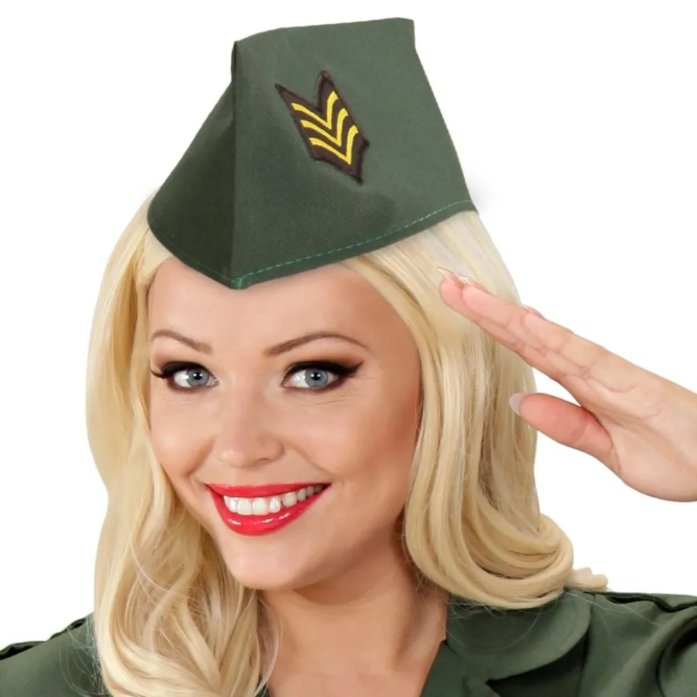 Militærhat Grøn