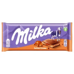Milka Mælkechokoladebar Toffee Creme