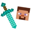 Minecraft Steve Maske & Sværd Børnesæt