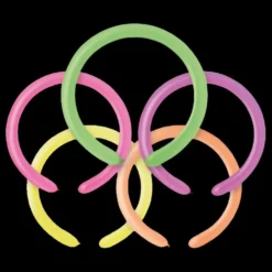 Modelballoner Neon Flerfarvede