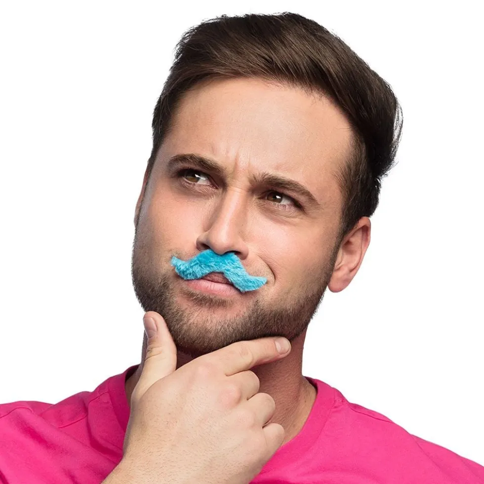 Moustacher Neonfarvede