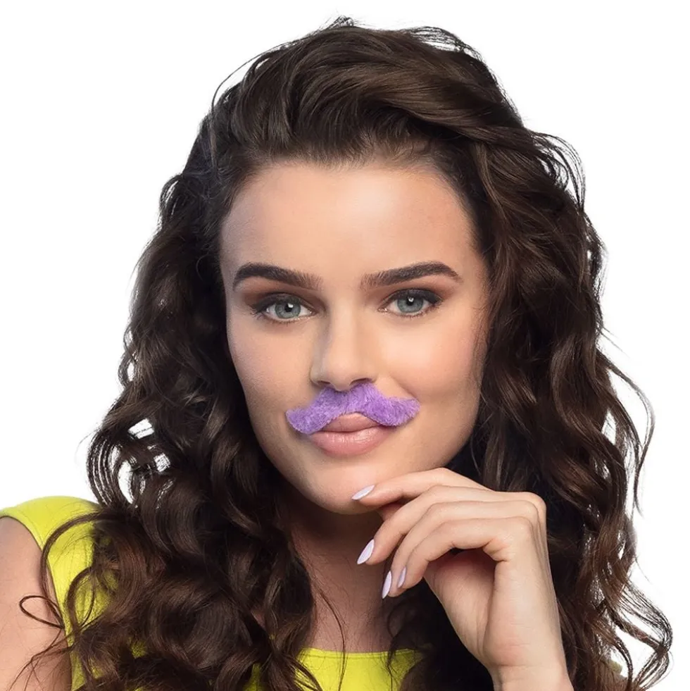 Moustacher Neonfarvede