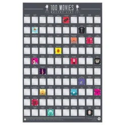 100 Movies Bucket List Skrabetavle